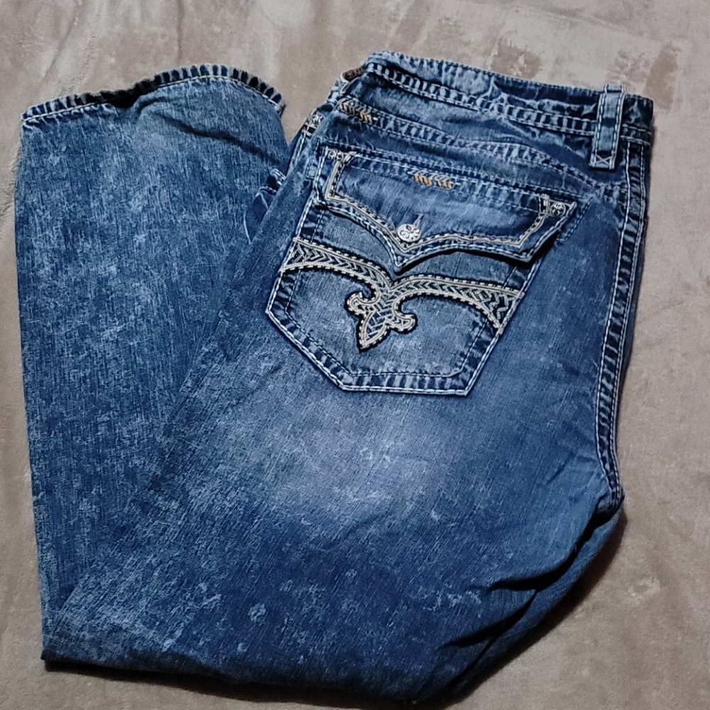 Mens Rock Revival jeans